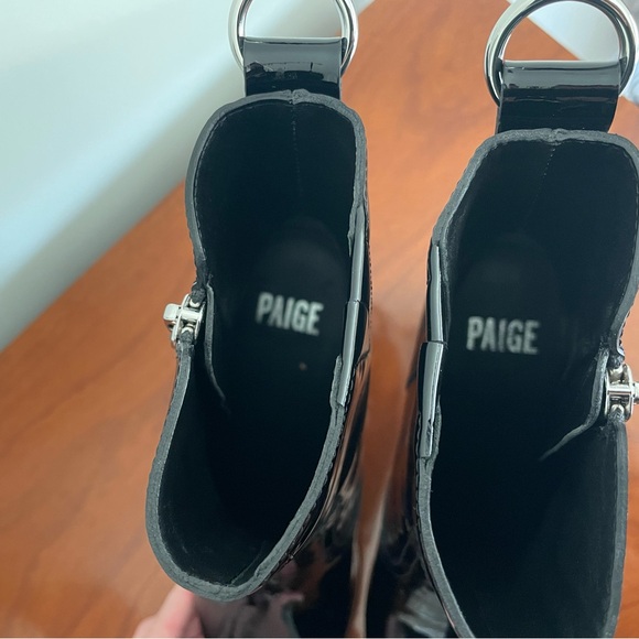 SOLD‼️Paige Callan Bootie in Black Patent Leather - Picture 8 of 10